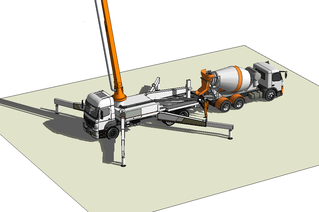 concrete+boom+and+mixer