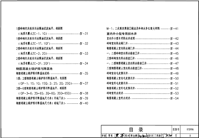 07S906图集目录