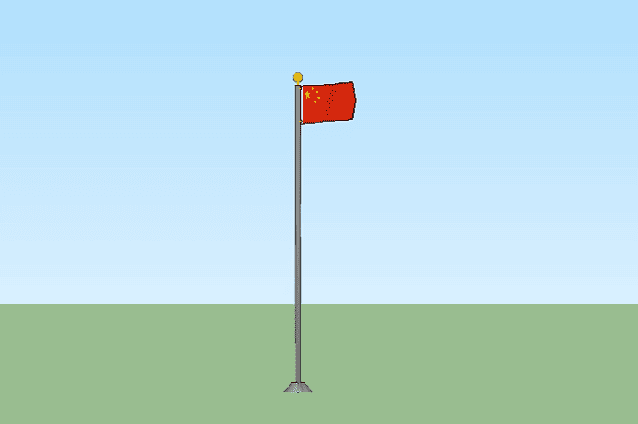 中国国旗SketchUp模型图