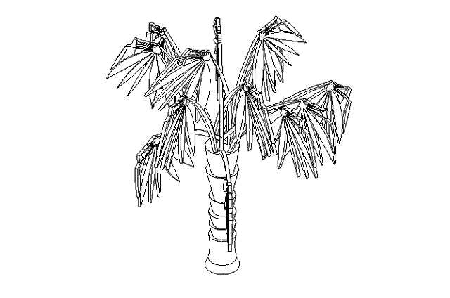 BIM族文件-棕榈树