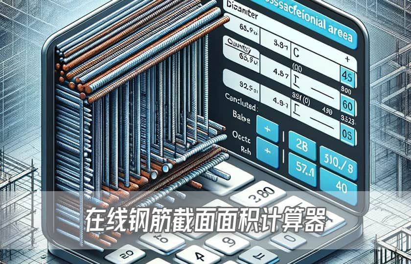 Online rebar cross-sectional area calculator